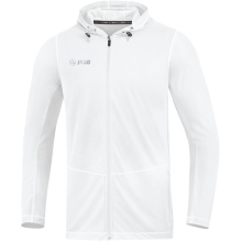 JAKO Laufjacke (Full-Zip Kapuzenjacke) Run 2.0 weiss Herren